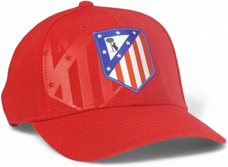 gorra atletico de madrid color rojo