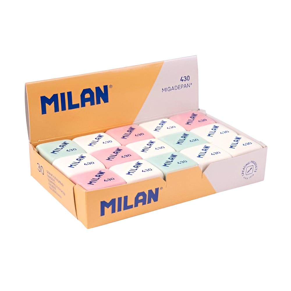 caja de 30 gomas de borrar