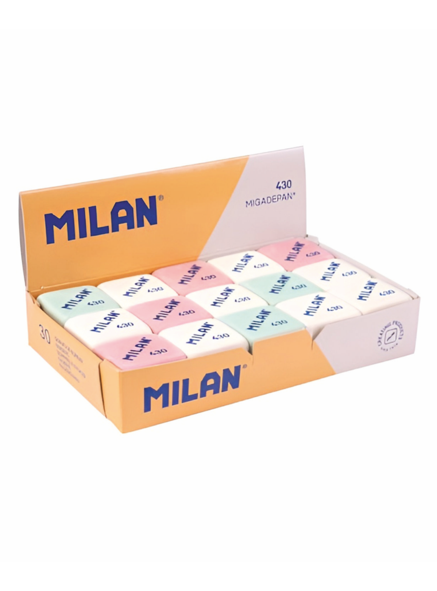 caja de goma de borrar Milán