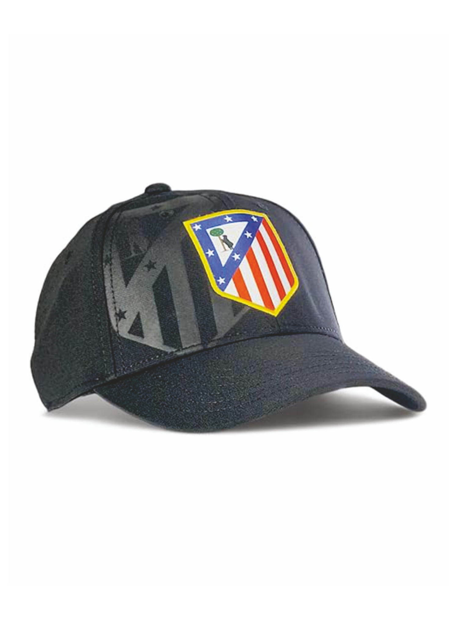 gorra atletico de madrid de color negro