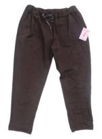 pantalón arrugado color chocolate